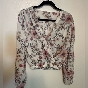 Floral blouse size small/medium
